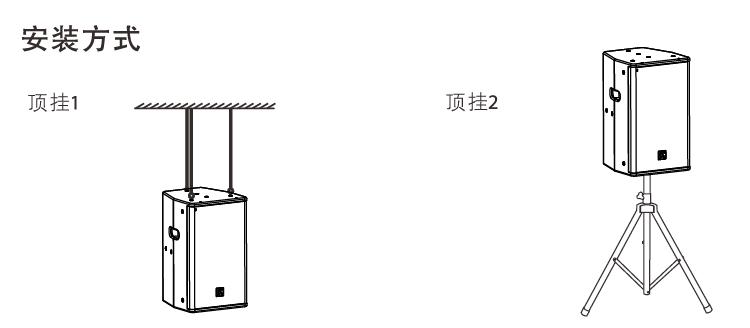 內置2分頻15英寸全頻揚聲器安裝圖