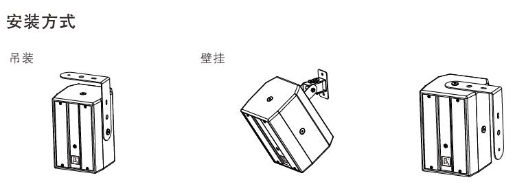 內置2分頻4英寸全頻揚聲器安裝圖