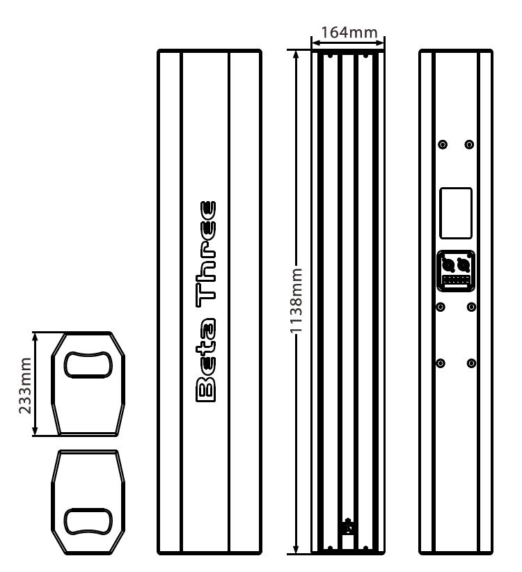 內(nèi)置2分頻4英寸全頻揚(yáng)聲器尺寸圖